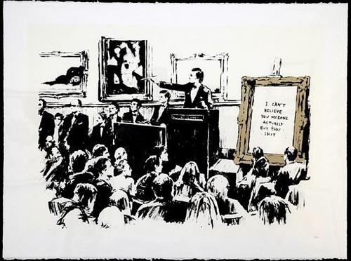 Banksy: I can't believe you morons actually buy this shit. banksy_morons.jpg