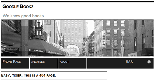 Store closed? Clicking on almost any product link in GoodleBookz.com results in an error.