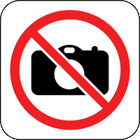 Plakat: Fotoforbud